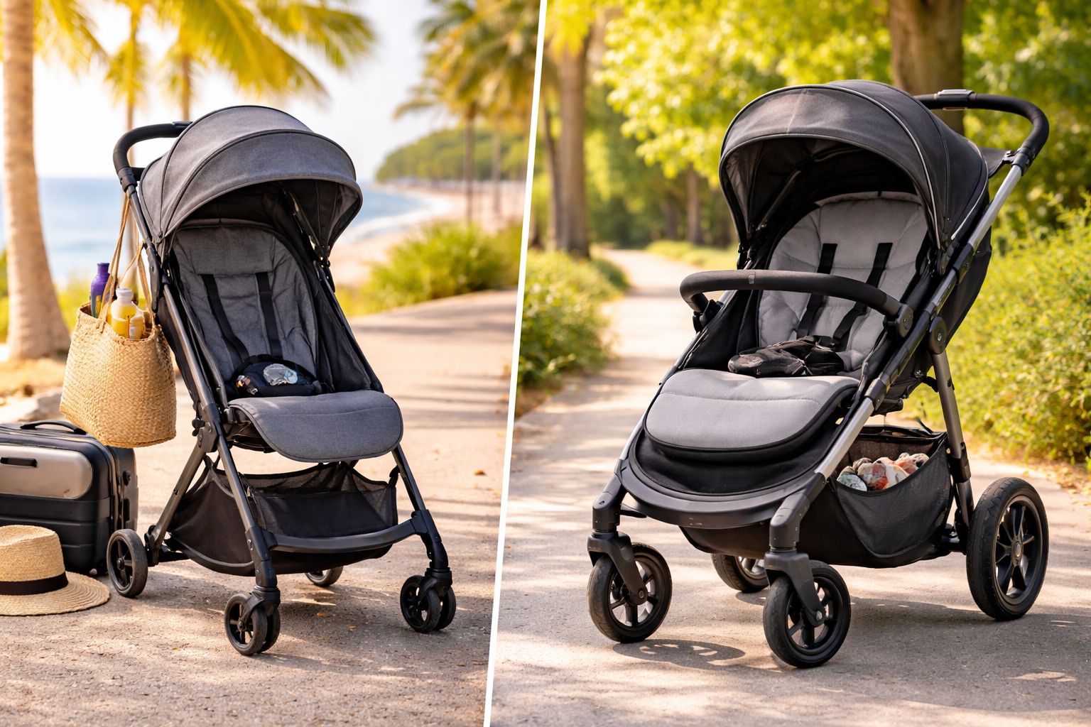 Reisekinderwagen oder normaler Buggy? Was sich für Alltag und Urlaub mehr lohnt
